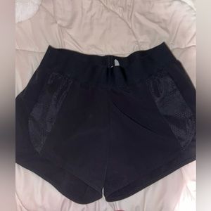 Black adidas athletic shorts